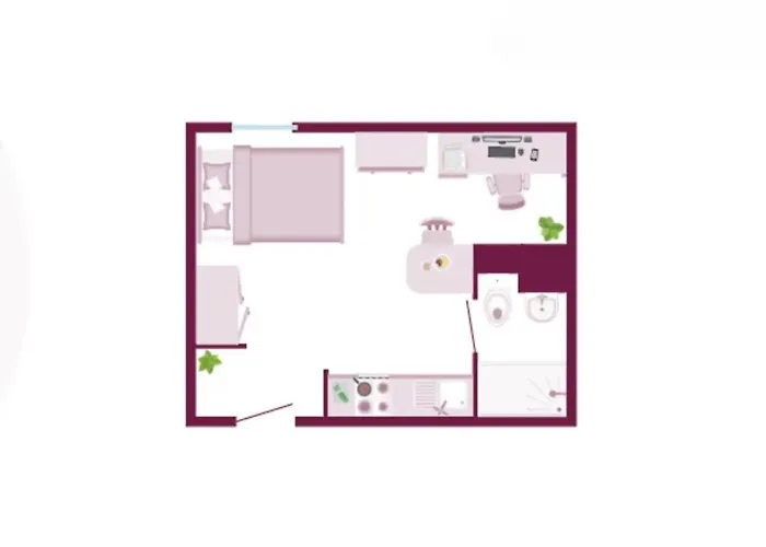 Apartment Bright & Spacious Mid-level At Briggate